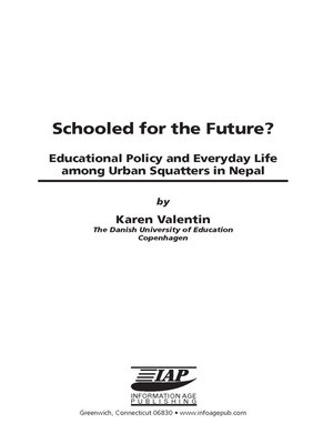 cover image of Schooled for the Future?